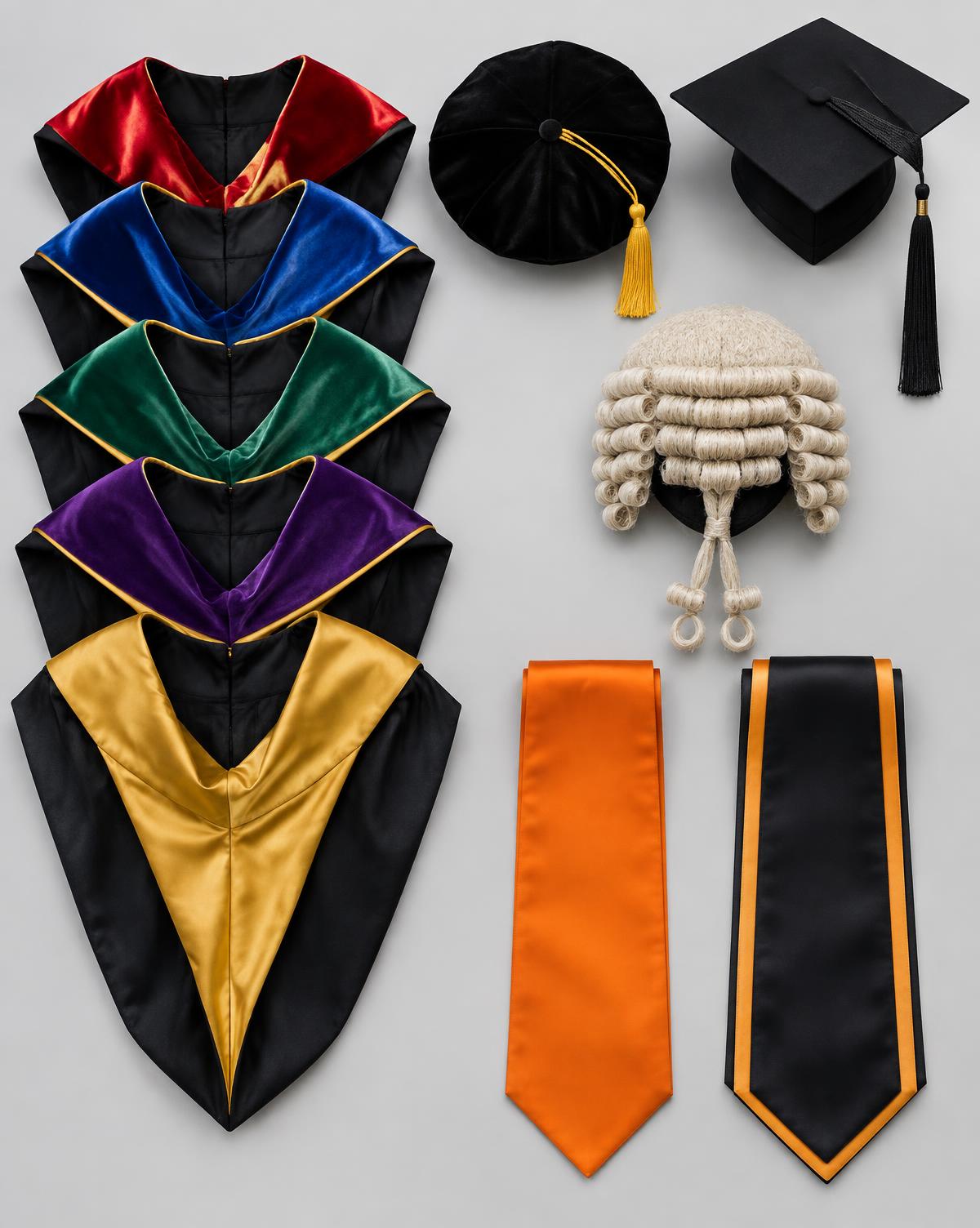 Caps, hoods & sashes
